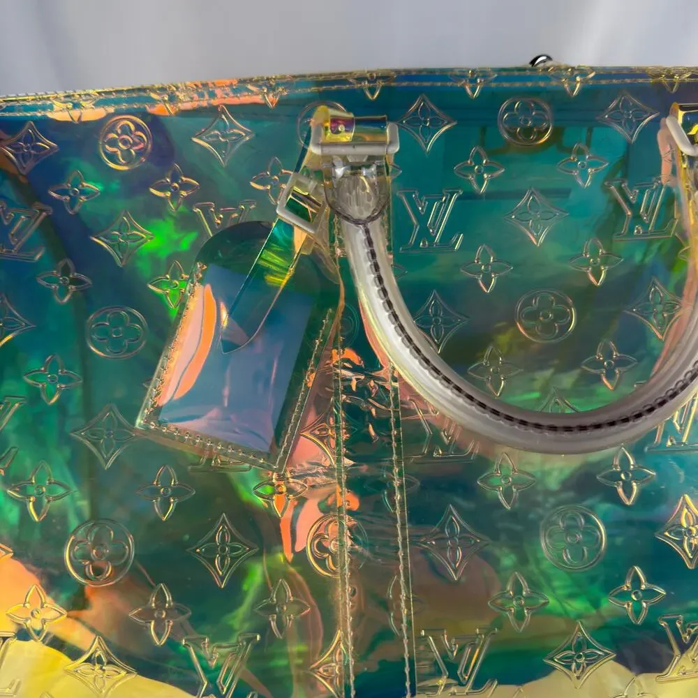 Louis Vuitton Prism Keepall Bandouliere 50 Iridescent Monogram PVC Duffel